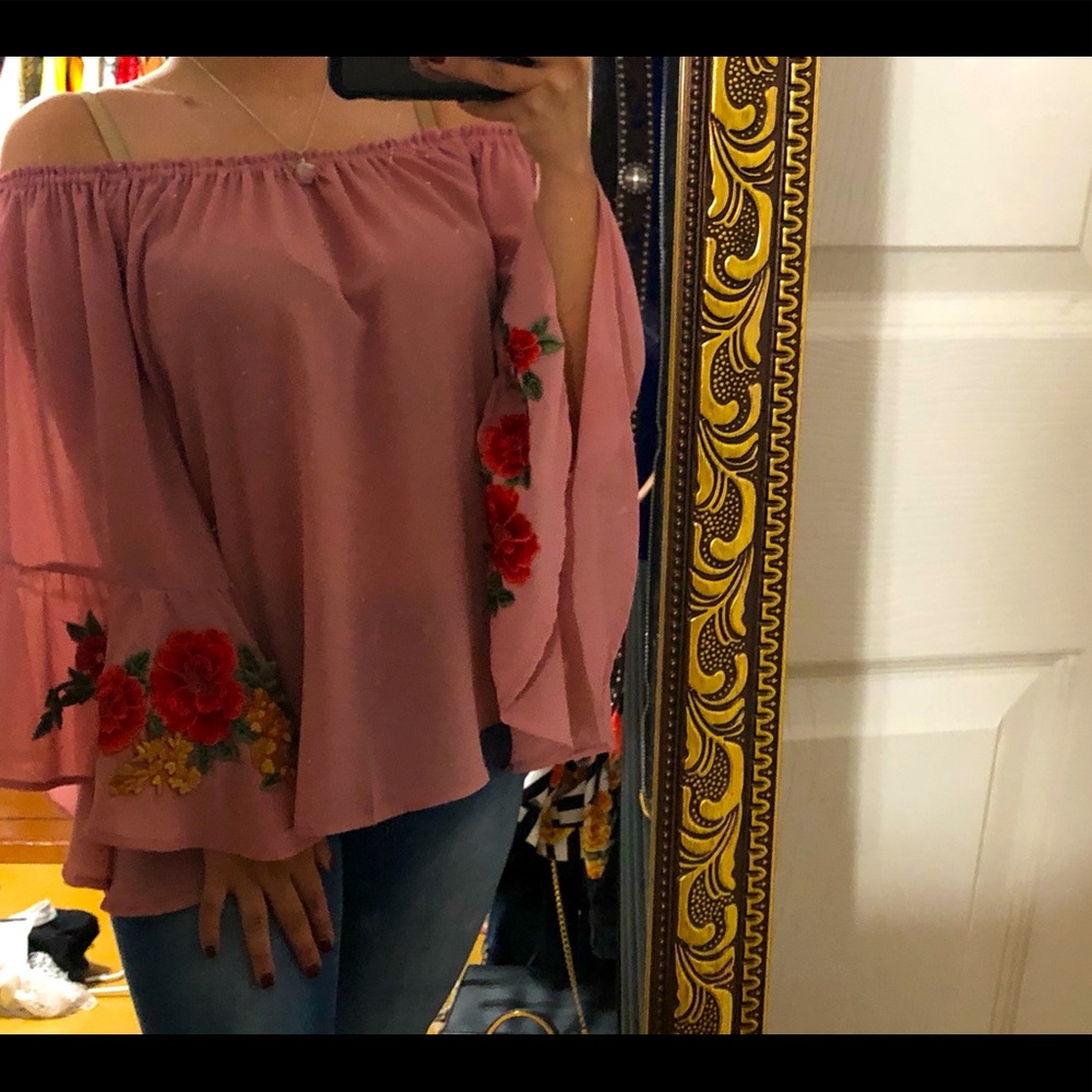 Off the shoulder blouse